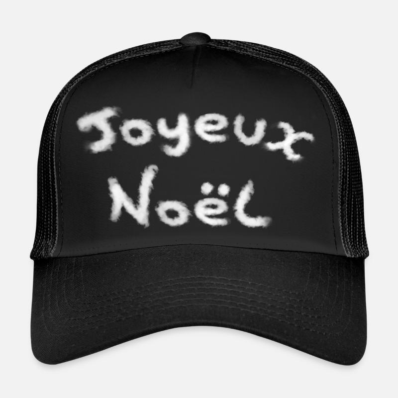 Joyeux Noël - Casquette trucker  - noir/noir
