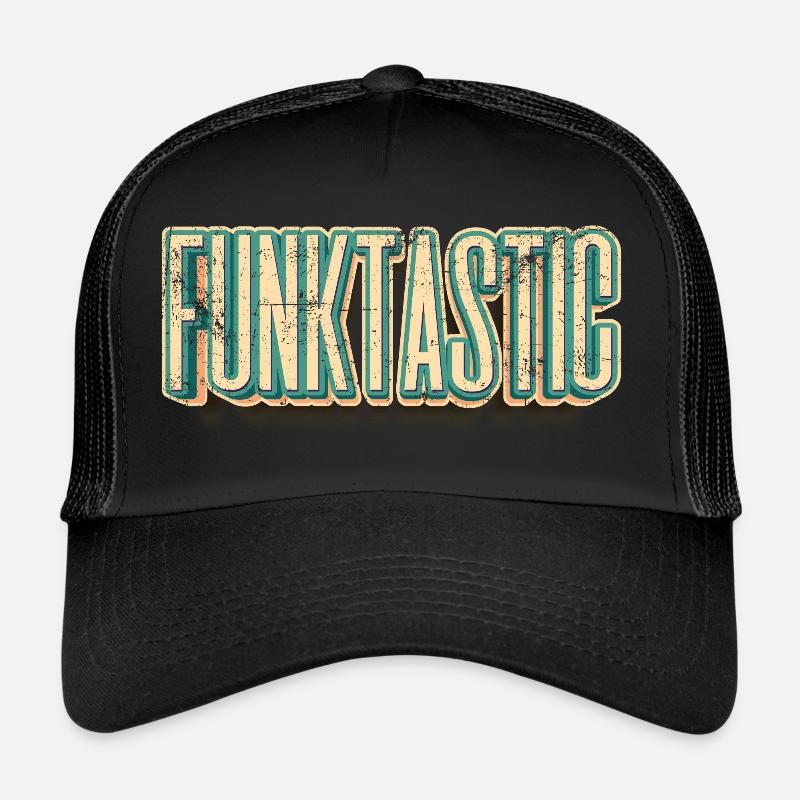 Funktastic Funky Vintage - Trucker Cap - black/black