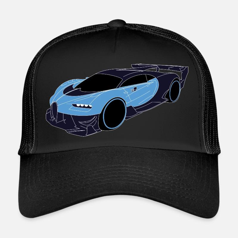 Buga Sportwagen - Trucker Cap - Schwarz/Schwarz