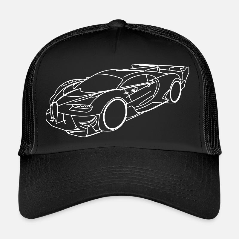 Buga Sportwagen - Trucker Cap - Schwarz/Schwarz