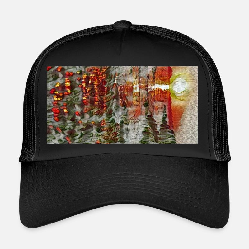 reflet - Casquette trucker - noir/noir