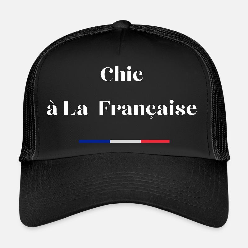 Chic à la française Casquette trucker 