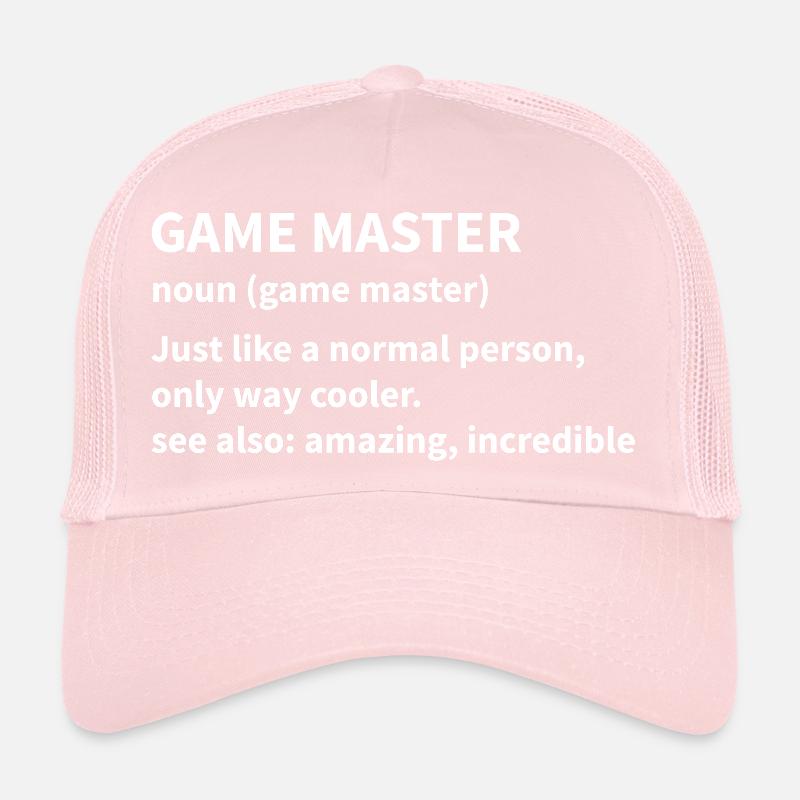 Boardgame Chess Backgammon Game Night Trucker Cap