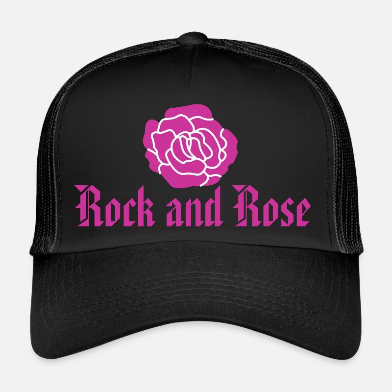 Rock and Rose - pink Trucker Cap