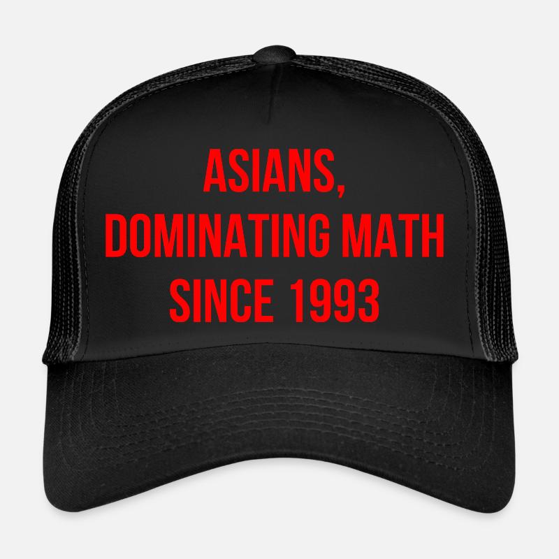 Asiaten Mathe Spruch Englisch Trucker Cap