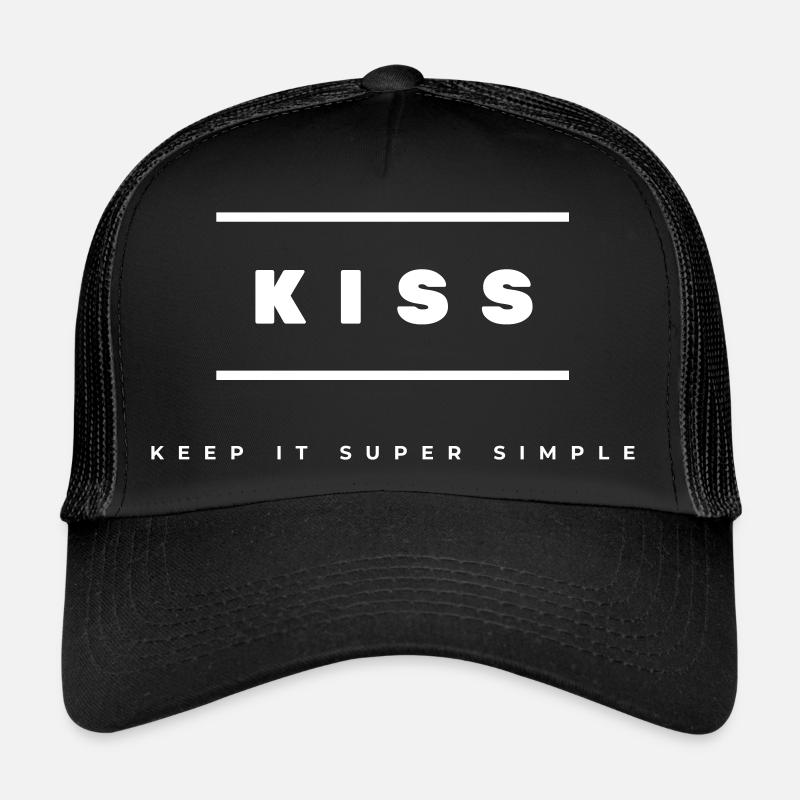 KISS - Keep It Super Simple (Simple logo) Casquette trucker 