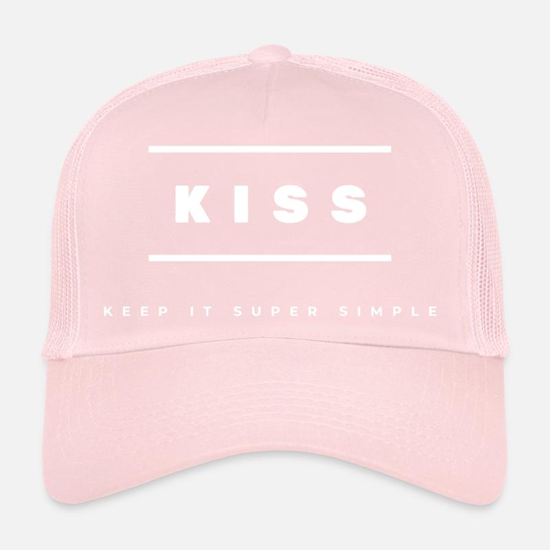 KISS - Keep It Super Simple (Simple logo) Casquette trucker 
