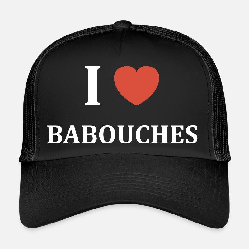 Humour babouches Casquette trucker 