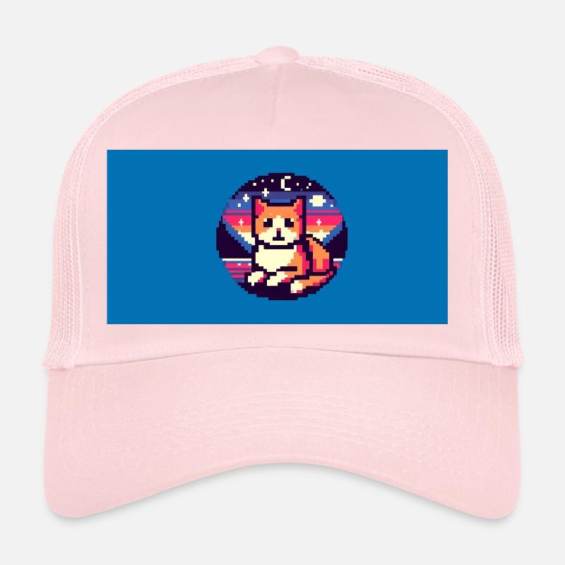 Cat Night Trucker Cap