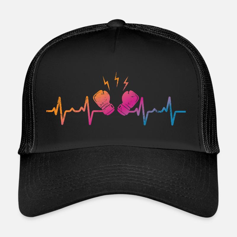 Boxing Heartbeat Trucker Cap