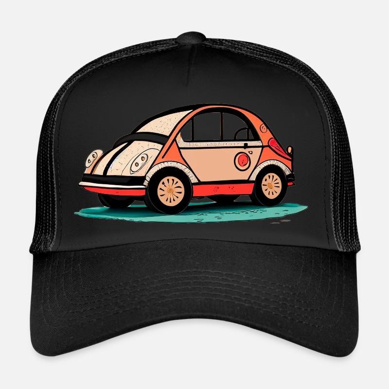 Voiture rose Casquette trucker 