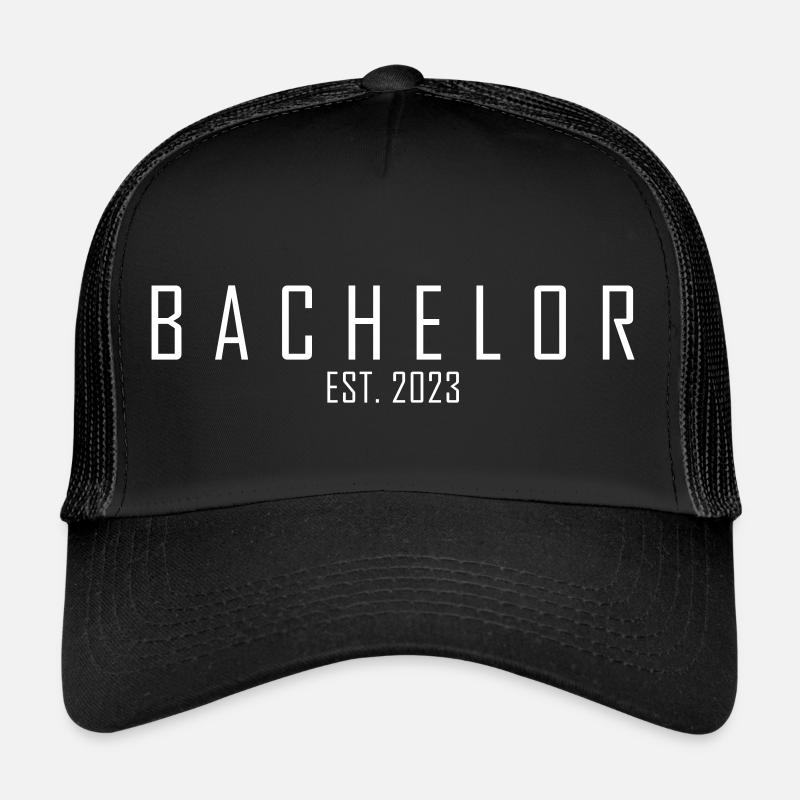 Bachelor EST. 2023 - Trucker Cap - Schwarz/Schwarz
