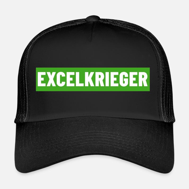 Excelkrieger Excel Tabelle Büro Held Kalkulation Trucker Cap