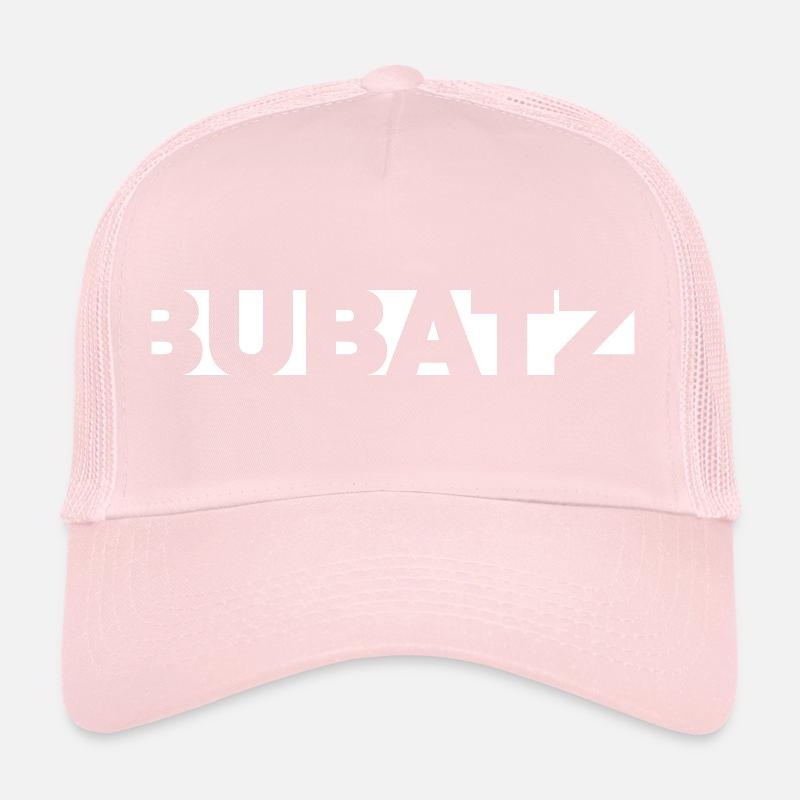 bubatz style, weiß Trucker Cap