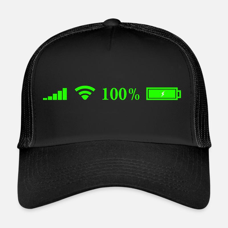 Internet - Trucker Cap - Schwarz/Schwarz