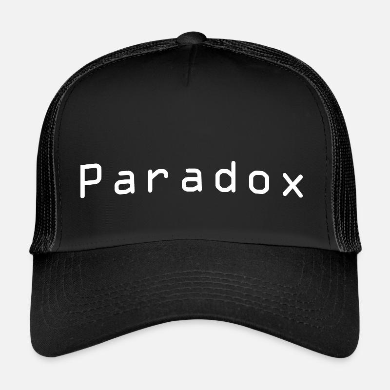 Idée de cadeau de chemise de designer Cool Paradox Casquette trucker 