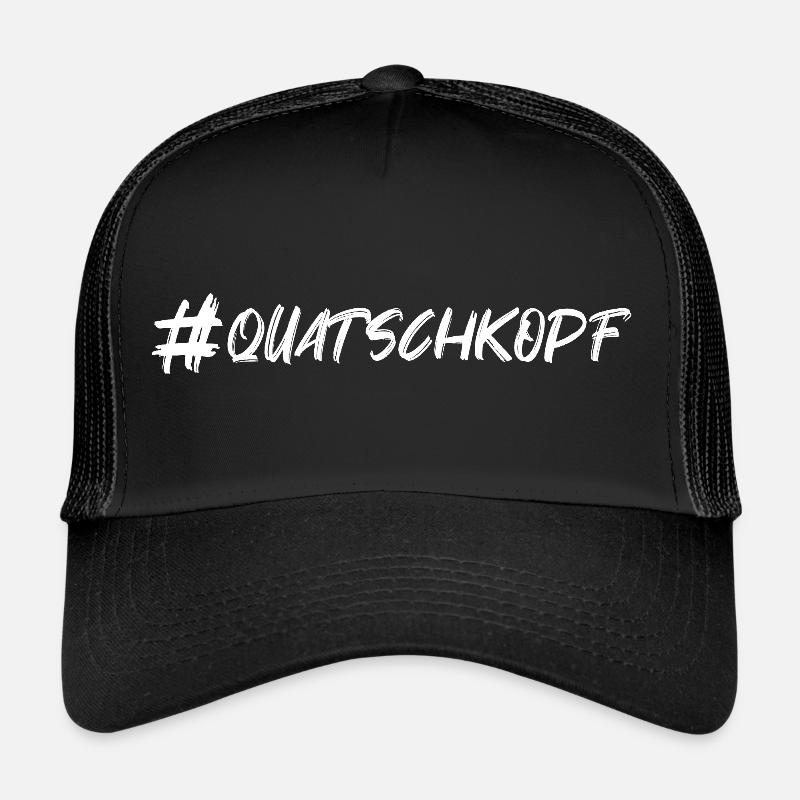 Quatschkopf Kinder - Trucker Cap - Schwarz/Schwarz