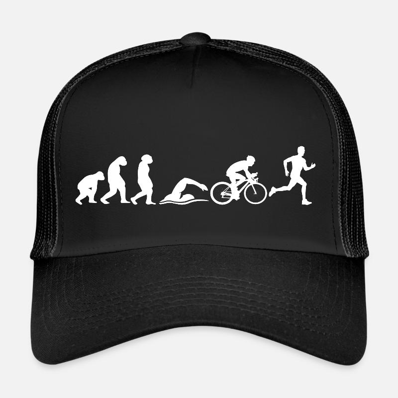 Evolution singe à homme triathlon natation course Casquette trucker 