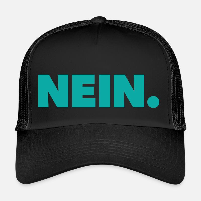 Nein - Trucker Cap - Schwarz/Schwarz