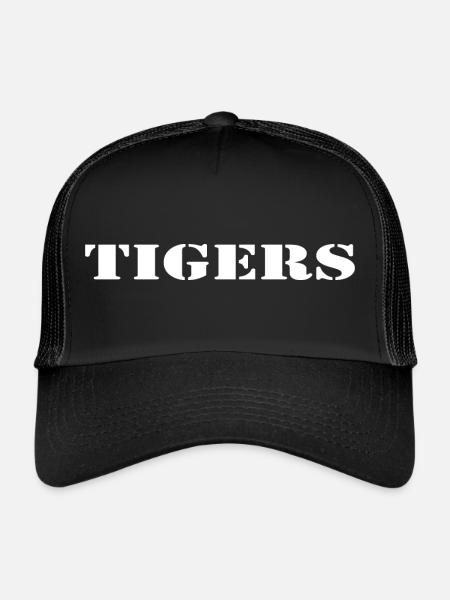 Tigers - Casquette trucker  - noir/noir - Devant