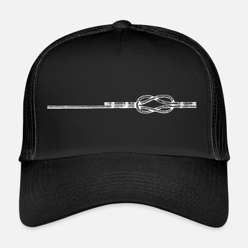 Kreuzknoten - Trucker Cap - Schwarz/Schwarz