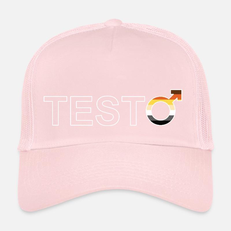 TESTO blanc Casquette trucker 
