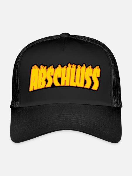 graduation - Trucker Cap - black/black - Front
