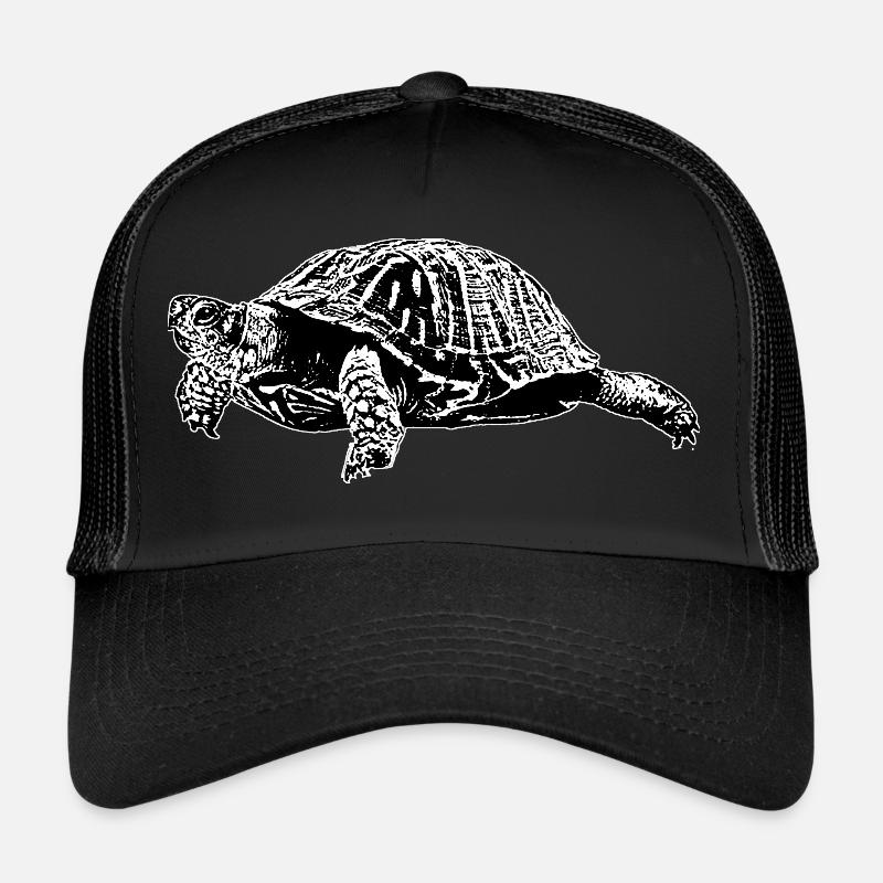 Schildkröte - Trucker Cap - Schwarz/Schwarz