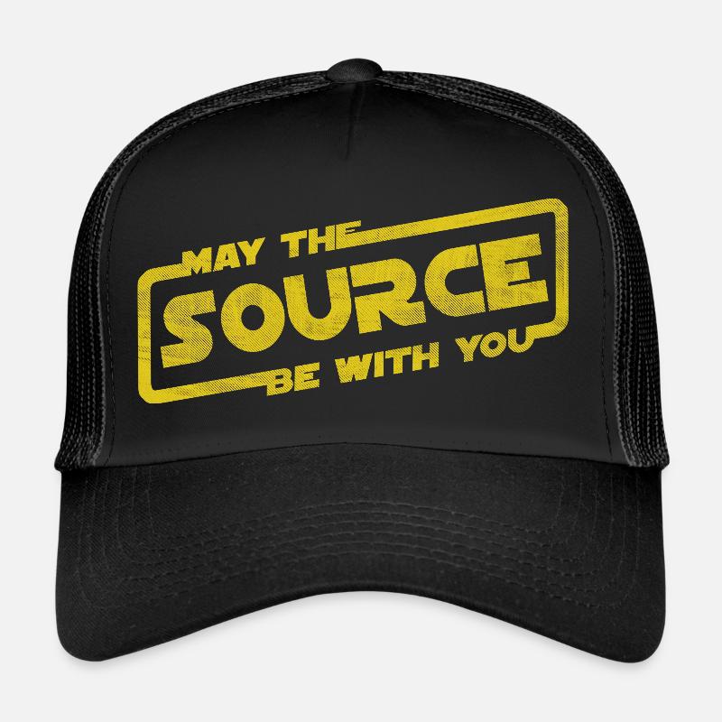 Que la source soit avec vous | Programmeur codeur Casquette trucker 