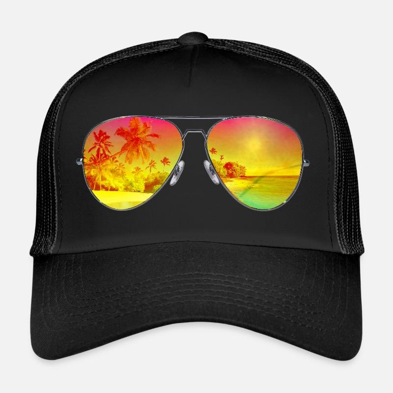 Sunny Glasses Trucker Cap