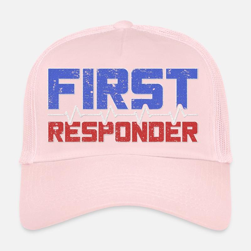 First Responder | Helpers on site Heartbeat Trucker Cap