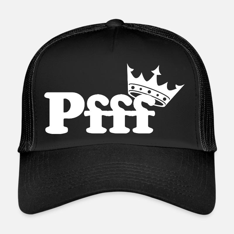 Pfff - Trucker Cap - Schwarz/Schwarz