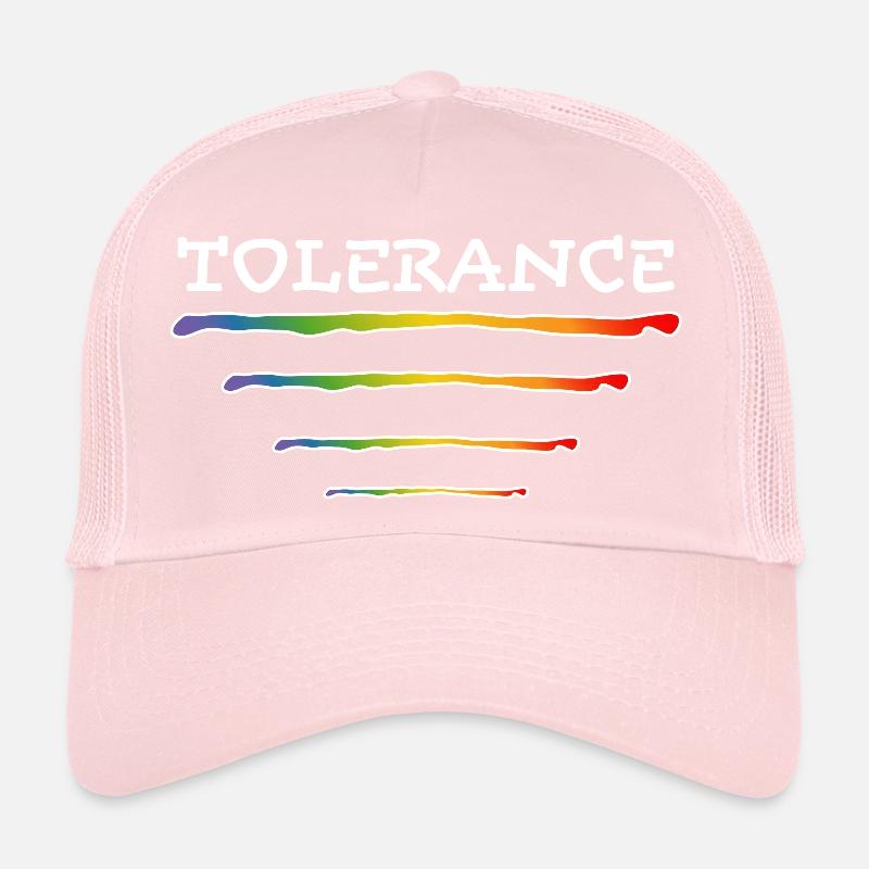GAY Lesbienne tolérance blanche Casquette trucker 