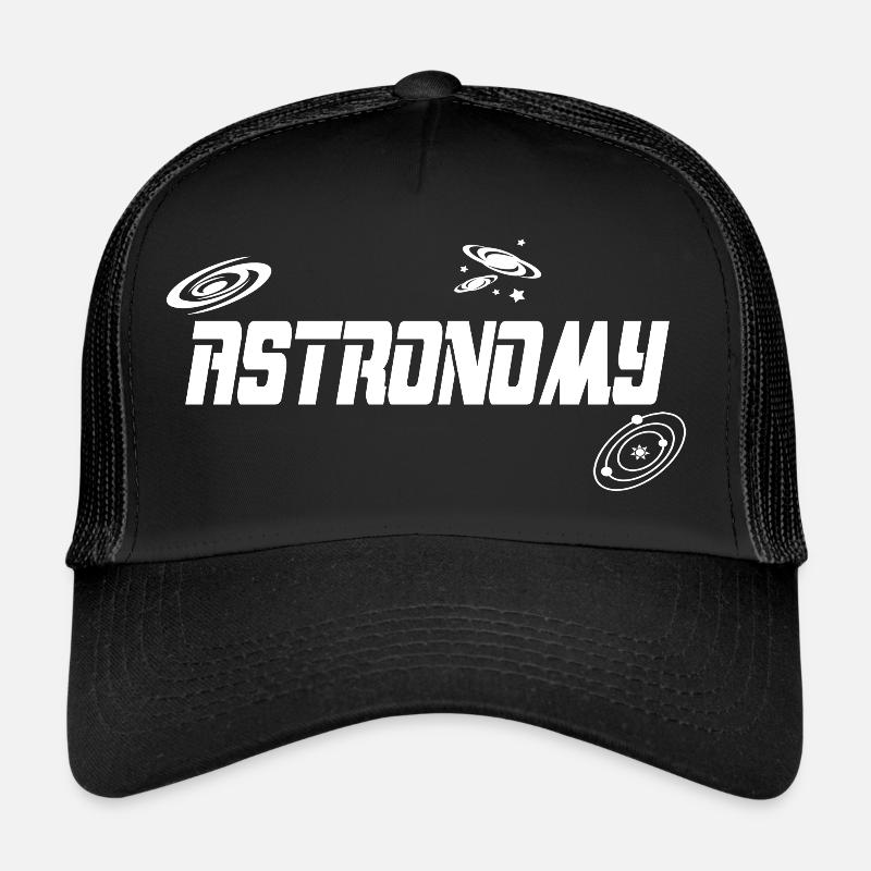 Astronomie - Casquette trucker - noir/noir