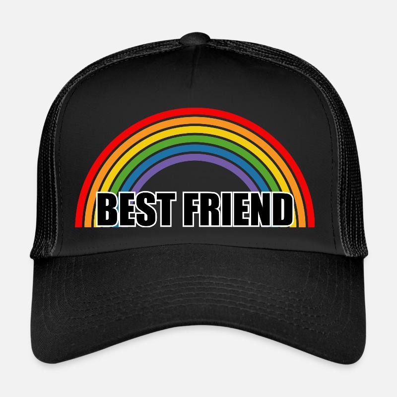 Meilleur ami arc-en-ciel Casquette trucker 