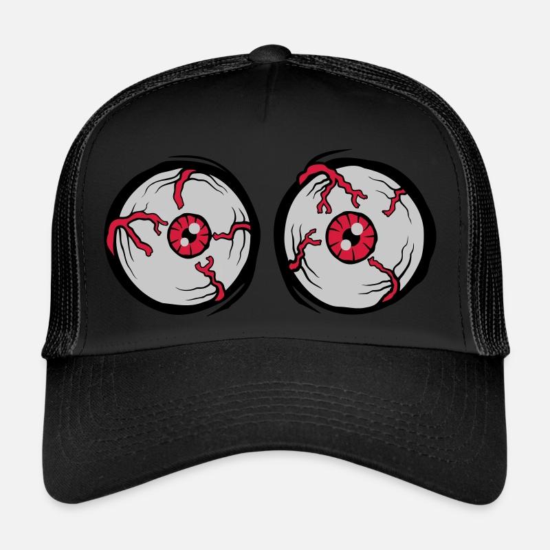 Crazy Horror Monster Augen Trucker Cap
