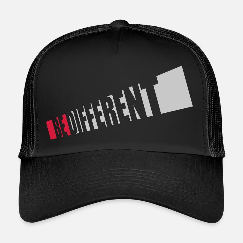 Soyez différent Logo Design Casquette trucker 