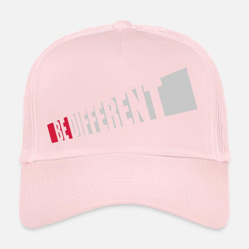 Soyez différent Logo Design Casquette trucker 