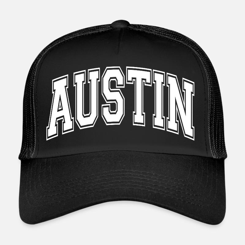 Austin - Casquette trucker  - noir/noir