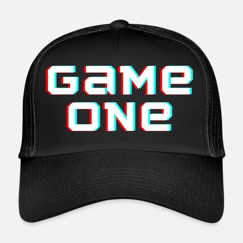 Premier jeu - Casquette trucker - noir/noir