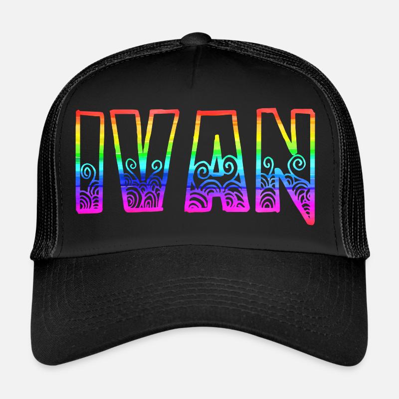 Ivan RS Rainbow Trucker Cap