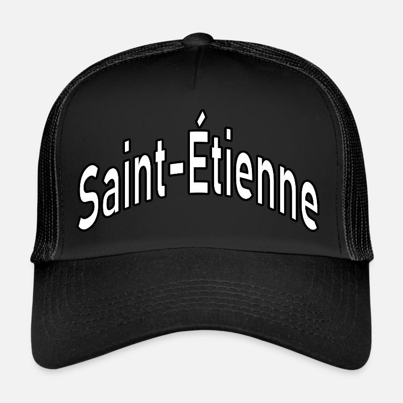 Saint-Étienne - Casquette trucker - noir/noir