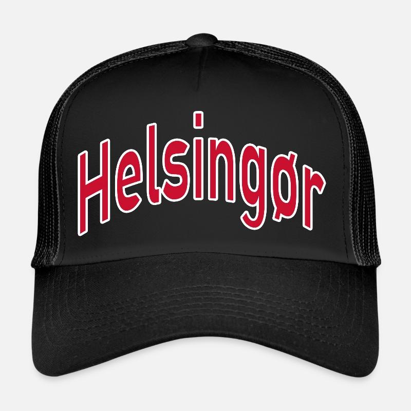 Helsingør - Trucker Cap - Schwarz/Schwarz