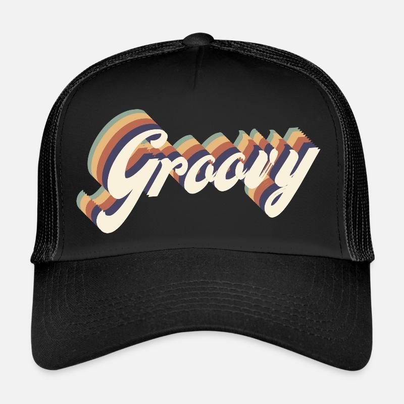 Vintage Groovy Trucker Cap
