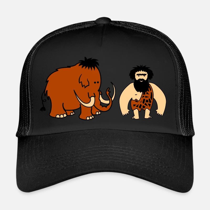 Mammoth caveman Trucker Cap