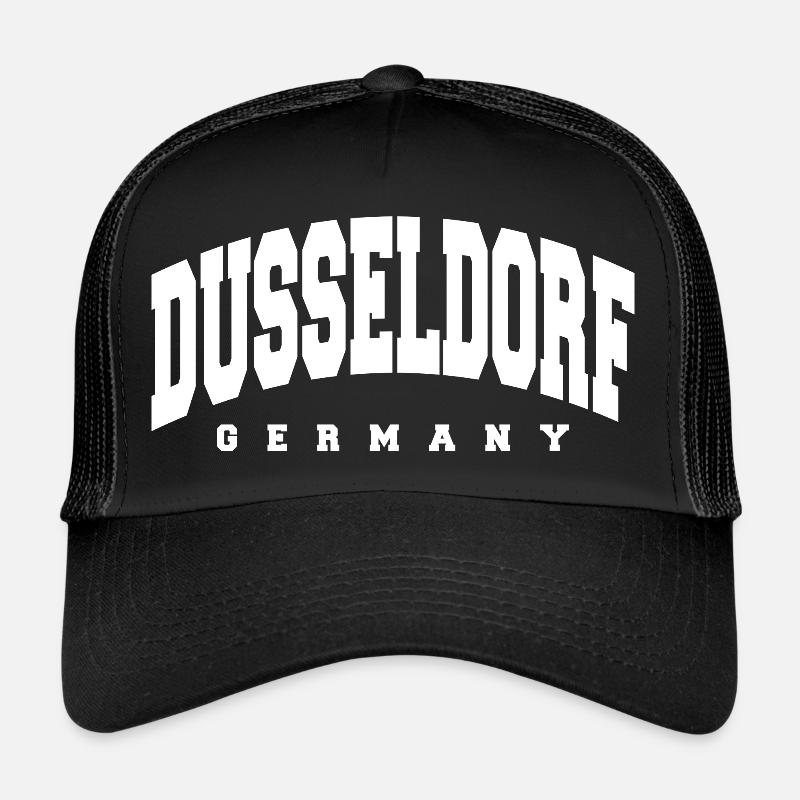 Düsseldorf - Trucker Cap - Schwarz/Schwarz