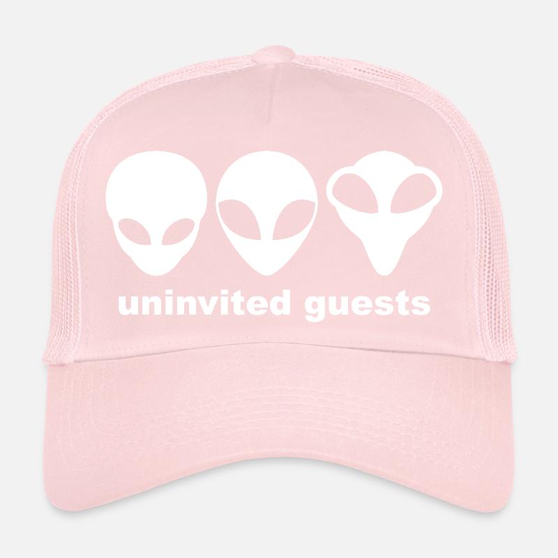Les extraterrestres gris sont des invités indésirables. Casquette trucker 