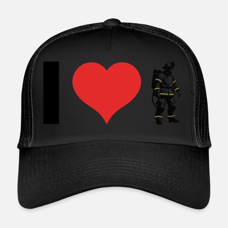 Feuerwehrmann - Beruf Design Sticker Trucker Cap