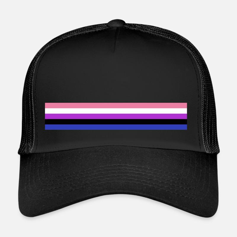 Genderfluid Flagge Trucker Cap