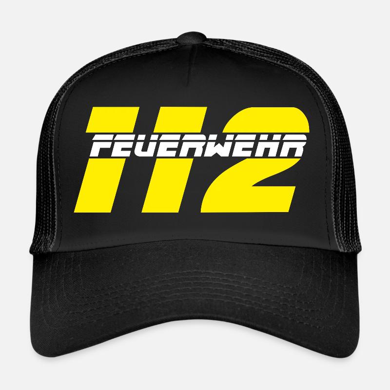Fire department emergency call 112 Trucker Cap